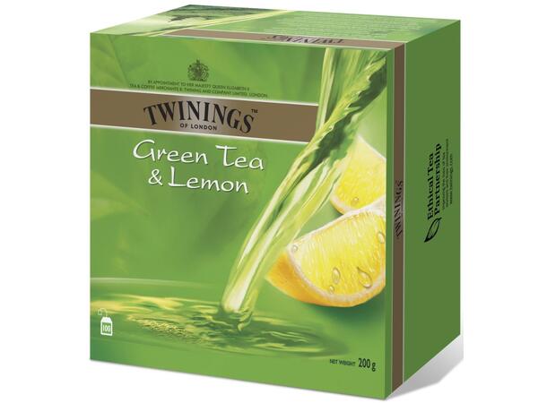 Te TWININGS grønn te med sitron (400) Grønn te fra kjente TWININGS 